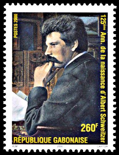 Gabon 986, MNH, 125th Anniversary Birth of Albert Schweitzer