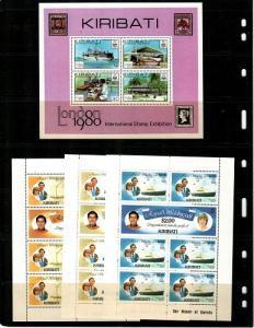 Kiribati Mint NH sets and S/S lot - Catalog Value $64.75 [TC785]