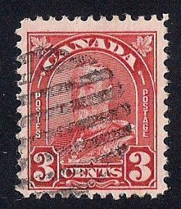 Canada #167 3 cent SUPER FANCY CANCEL GEORGE Stamp used F