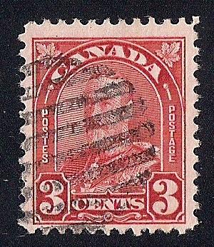 Canada #167 3 cent SUPER FANCY CANCEL GEORGE Stamp used F