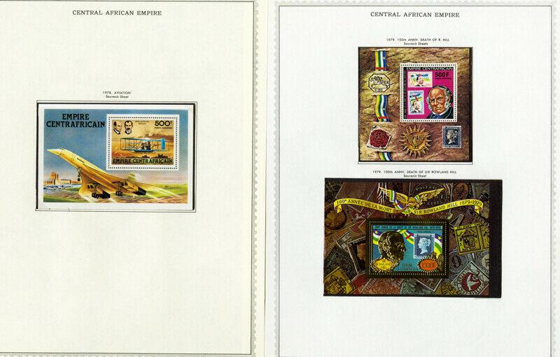 Central Africa Huge Mint Specialty Stamp Collection