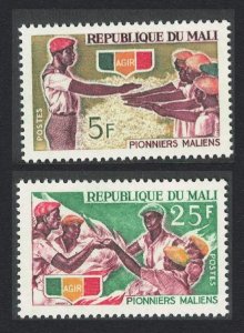 Mali Mali Pioneers 2v 1966 MNH SG#132-133