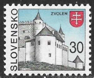 SLOVAKIA 1993-95 30k Zvolen Castle Issue Sc 156 MNH