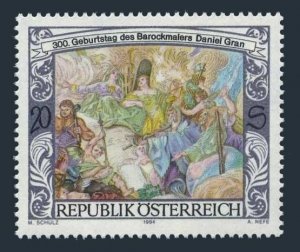 Austria 1642,MNH Michel 2125.Daniel Gran,300th birth Ann.1994.Fresco.