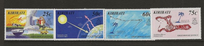 Kiribati 1998 Greenhouse Effect set of 4 sg.569-72   MNH