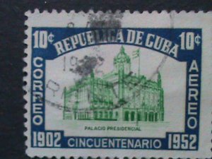 ​CUBA FAMOUS BUILDING IN CUBA STAMP USED- VF WE SHIP TO WORLD WIDE.