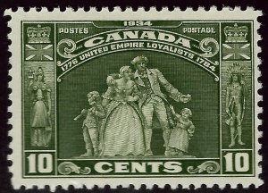 Canada #209 Mint F-VF SC$28.00...Very Popular Country!