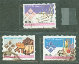 Pakistan #982A-982C  Single (Complete Set)