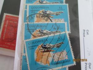 Colombia #C514 50th anniversary of airmail