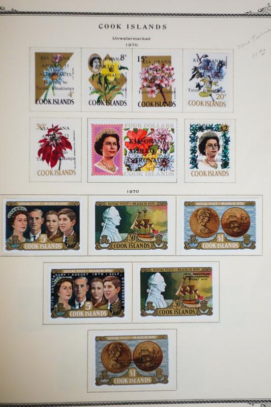 Cook Islands 1957 to 1981 Stamp Collection