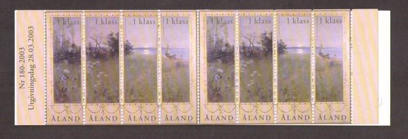 Aland islands  #2123   MNH   2003   paintings  booklet