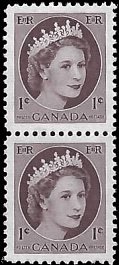 CANADA   #337 MNH PAIR (1)