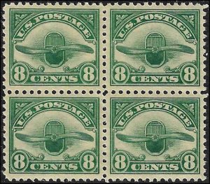 C4 Mint,OG,NH... Block of 4... SCV $140.00... XF