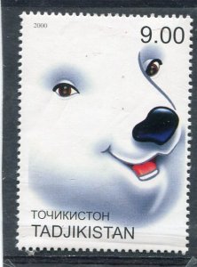 Tajikistan 2000 COCA-COLA Polar Bear 1 value Perforated Mint (NH)