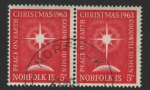 Norfolk Island Sc#65 Used Pair