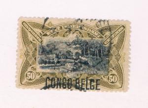 Belgian Congo  #36 Used Railroad Bridge (B0107)