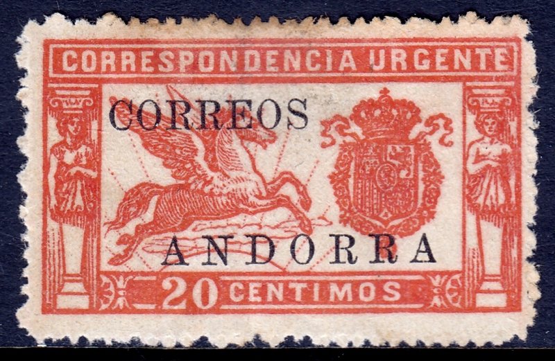 Andorra (Span. Admin.) - Scott #E2 - Specimen - MH - Toning, Gum loss - SCV $60