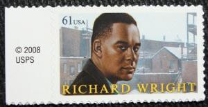 US #4386 MNH Single, Richard Wright SCV $1.25 