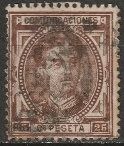 Spain 1876 Sc 225 used