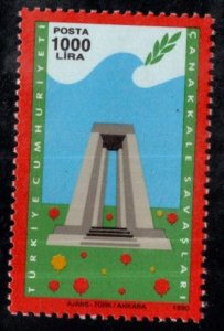 TURKEY Scott 2462 MNH** 1990 Wars of Dardanelles stamp