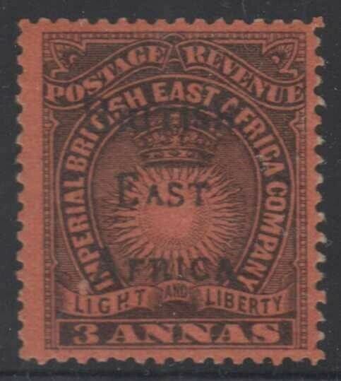 BC BRITISH EAST AFRICA 1895 Sc 42 HINGED MINT F,VF SCV$105.00