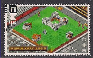 GB 2020 QE2 £1.60 Video Games ' Populous 1989 ' Ex Fdc SG 4319 ( L1141 )