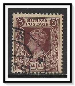 Burma #22 KG VI Used