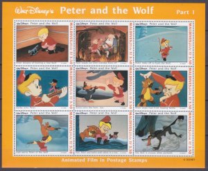 1993 Maldive Islands 2073-2081KL Disney - Peter and Wolf 7,50 €