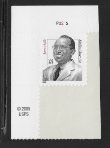 US #3428 63c Distinguished Americans - Dr Jonas Salk ~ MNH