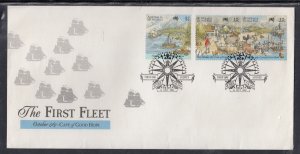 Australia Scott 1028-9 FDC- The First Fleet