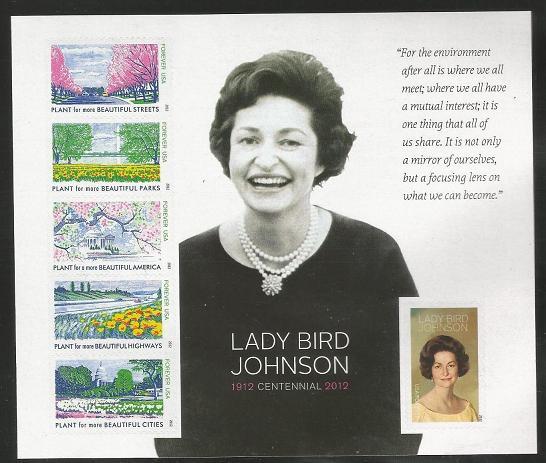 Scott #4716 MNH Lady Bird Johnson