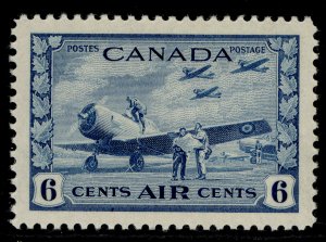 CANADA GVI SG399, 6c blue, M MINT. Cat £32.