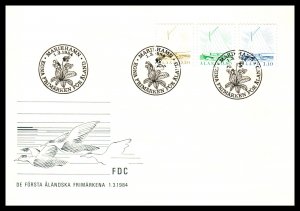 Aland 2,3,4 Sailboats U/A FDC