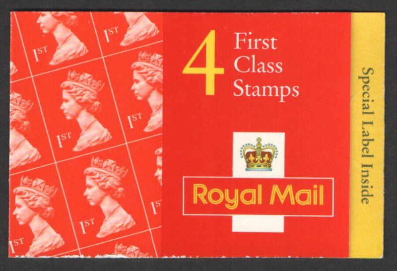 HB13 1997 Hong Kong Special Label Barcode Booklet - complete - No Cylinder