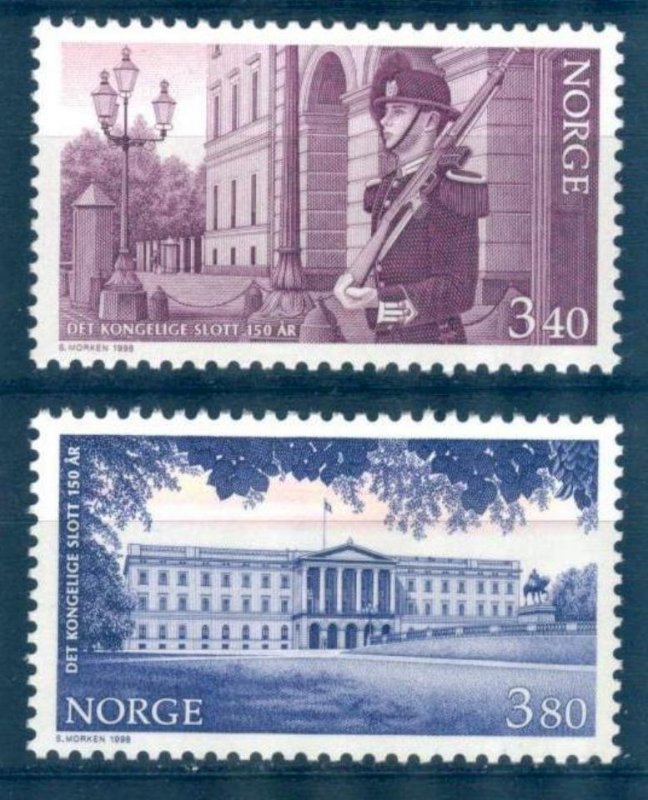 Norway 1998 Royal Palace Sc. 1206/7 MNH