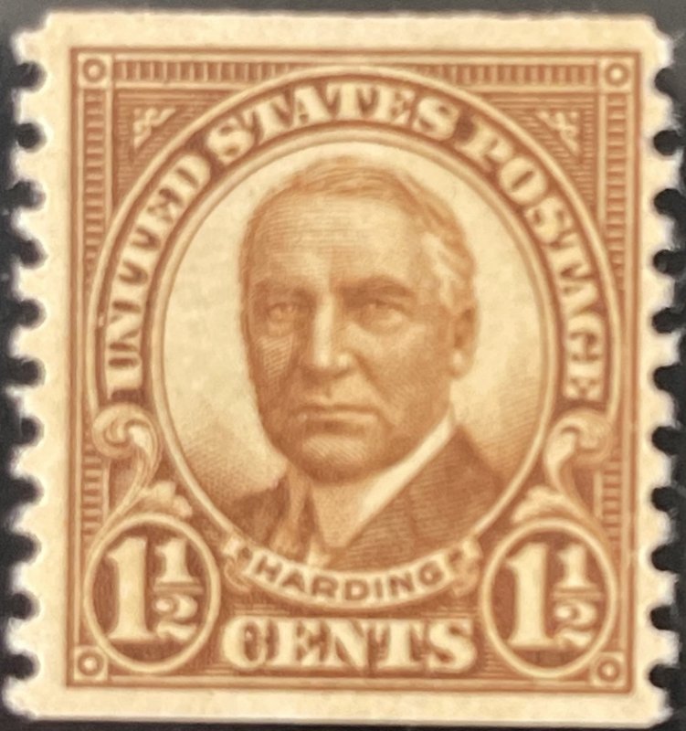 Scott #686 1930 1½¢ Warren G. Harding perf. 10 vertically MNH OG