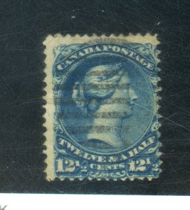 CANADA #28 USED FINE Cat $125