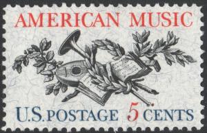 SC#1252 5¢ American Music Issue (1964) MNH