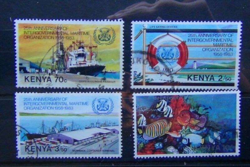 Kenya 1983 25th Anniversary of Inter Government Maritime Organisation set Used