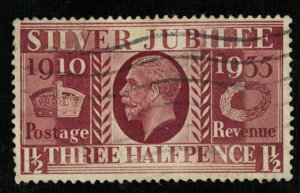 1935, The 25th Anniversary of King George V, Great Britain, 1/2P (RT-404)