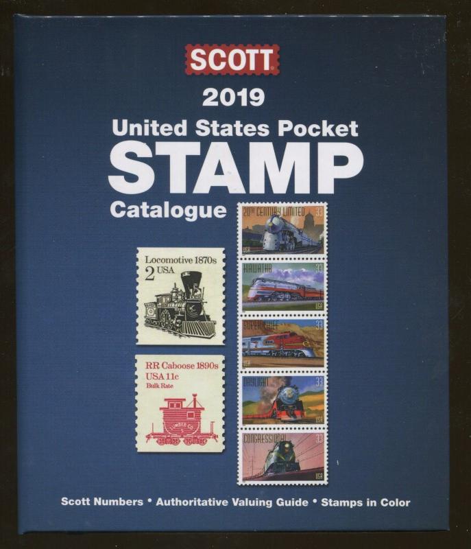 2019 Scott United States Postage Stamp Pocket Catalogue 658 Pages Spiral Bound