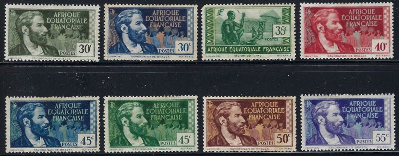 French Equatorial Africa 42-49 MLH cv 8.55 BIN $4.00