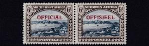 SOUTH WEST AFRICA  1945 - 50   S G  022   6D  BLUE &  BROWN  MH