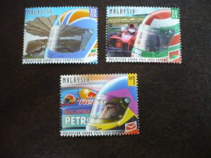 Stamps - Malaysia - Scott# 749-751 - Mint Hinged Part Set of 3 Stamps