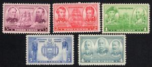 U.S. #790 - 794 Navy Issue mnh