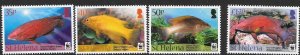 ST.HELENA SG1162/5 2011 ISLAND HOGFISH MNH