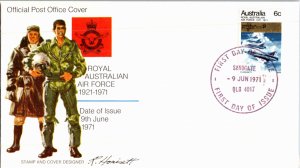 Australia, Worldwide First Day Cover, Military Related, Aviation