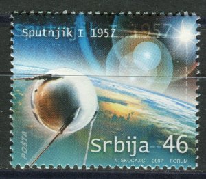0115 SERBIA 2007 - Sputnik I Cosmos - Space - MNH(**) Set