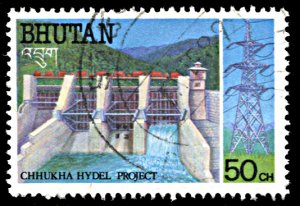 Bhutan 773, postally used, Hydroelectric Project