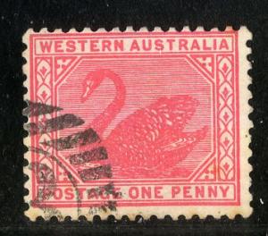 WESTERN AUSTRALIA 76 USED SCV $1.00 BIN $0.40 BIRDS